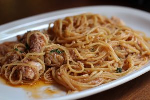 spaghetti co e canoce | canocchie | cicale di mare | venezia lido